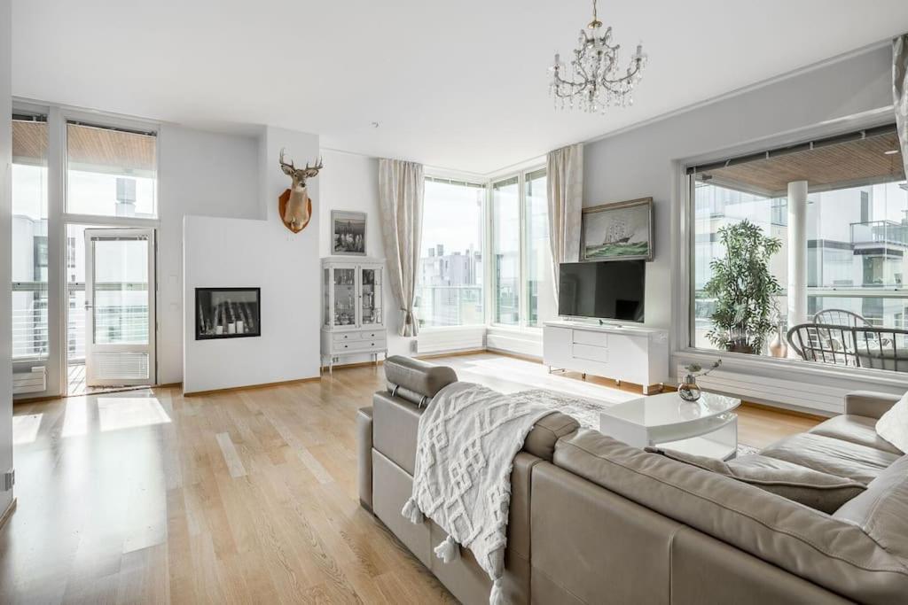 Spacious Home With Four Terrace, Sauna, Sea View Helsinki Ngoại thất bức ảnh