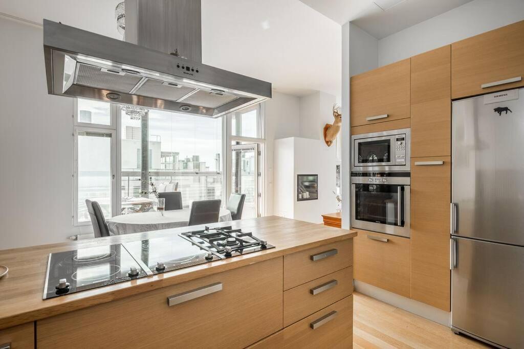 Spacious Home With Four Terrace, Sauna, Sea View Helsinki Ngoại thất bức ảnh
